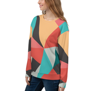 Abstract Geometrical Pattern Unisex Sweatshirt by Design Express