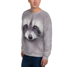 Racoon "All Over Animal" Unisex Sweatshirt by Design Express