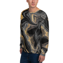 Black Marble Unisex Sweatshirt by Design Express