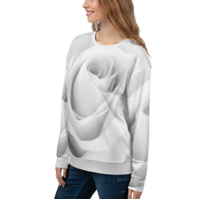 White Rose Unisex Sweatshirt by Design Express