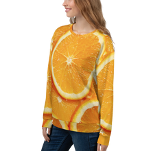 Sliced Orange Unisex Sweatshirt by Design Express
