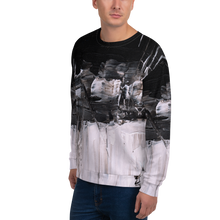 Black & White Abstract Painting Unisex Sweatshirt by Design Express