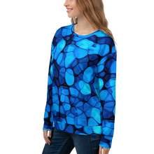 Crystalize Blue Unisex Sweatshirt by Design Express