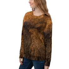 Bison Fur Print Unisex Sweatshirt by Design Express