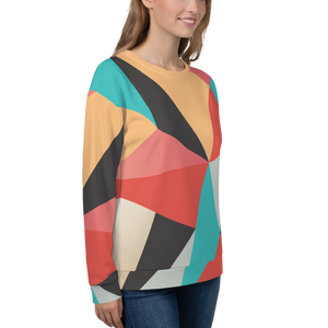 Abstract Geometrical Pattern Unisex Sweatshirt by Design Express