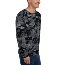 Dark Grey Digital Camouflage Unisex Sweatshirt by Design Express
