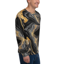 Black Marble Unisex Sweatshirt by Design Express