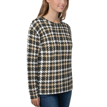 Houndstooth Pattern Unisex Sweatshirt by Design Express