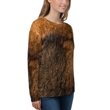 Bison Fur Print Unisex Sweatshirt by Design Express