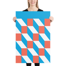 Default Title Herman Pop Art Rectangles Poster by Design Express