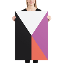 Herman Pop Art Four Color Block Poster by Design Express