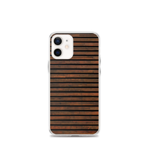 iPhone 12 mini Horizontal Brown Wood iPhone Case by Design Express