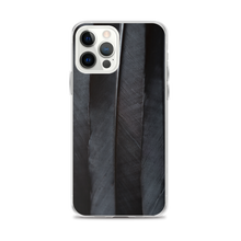 iPhone 12 Pro Max Black Feathers iPhone Case by Design Express