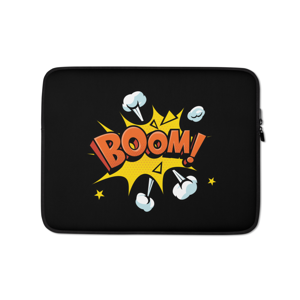 13″ Boom Pop Art Laptop Sleeve by Design Express