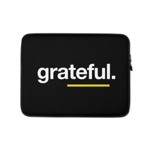 13″ Grateful (Sans) Laptop Sleeve by Design Express