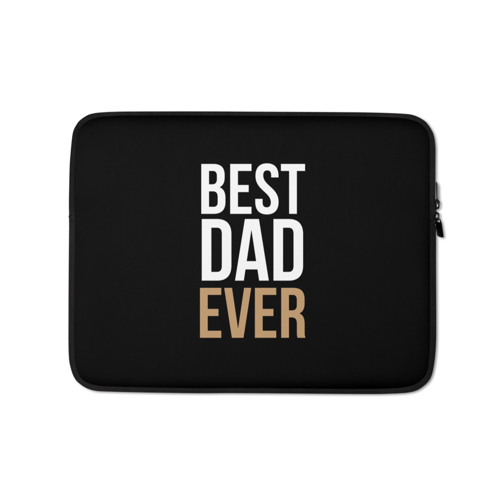 13 in Best Dad Ever Funny Laptop Sleeve by Design Express