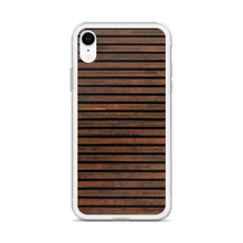 Horizontal Brown Wood iPhone Case by Design Express