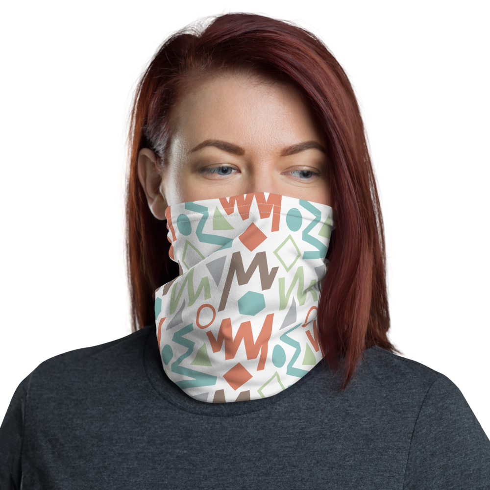 Default Title Soft Geometrical Pattern 02 Neck Gaiter Masks by Design Express