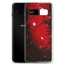 Black Red Abstract Samsung Case by Design Express