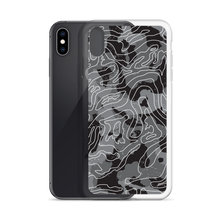 Grey Black Camoline iPhone Case by Design Express