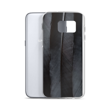 Black Feathers Samsung Case by Design Express