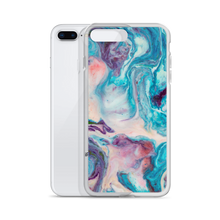 Blue Multicolor Marble iPhone Case by Design Express