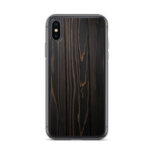 iPhone X/XS Black Wood Print iPhone Case by Design Express