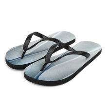 S White Feathers Texture Flip-Flops by Design Express
