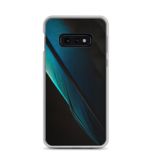 Samsung Galaxy S10e Blue Black Feather Samsung Case by Design Express