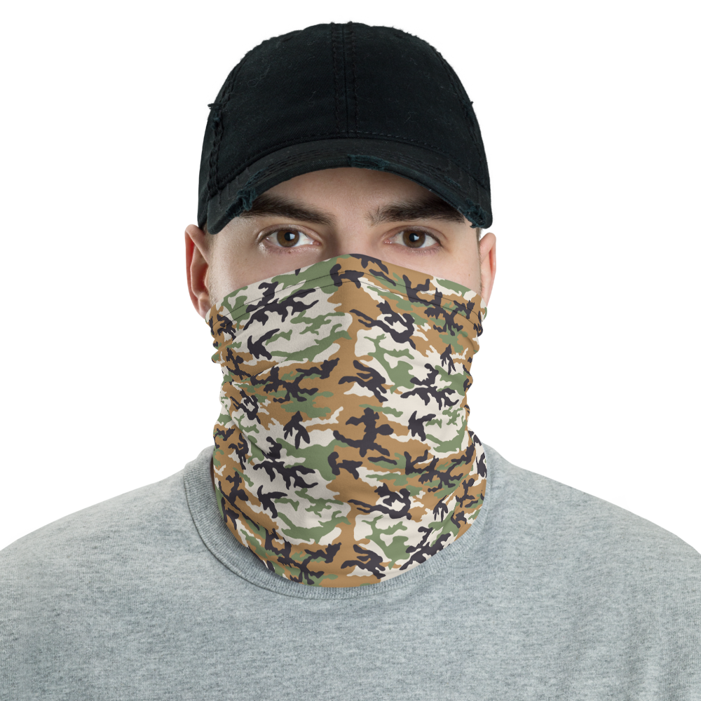 Default Title Light Khaki Camo Neck Gaiter Masks by Design Express