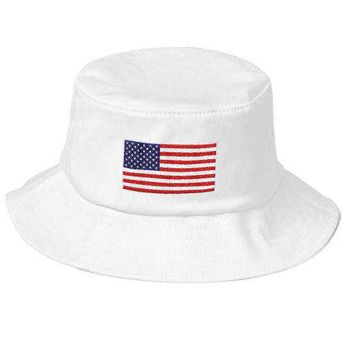White United States Flag 