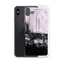 Black & White Abstract Painting iPhone Case by Design Express