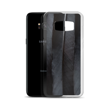 Black Feathers Samsung Case by Design Express