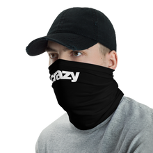 Crazy Helvetica Black Neck Gaiter Masks by Design Express