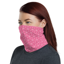 Diamond Candy Pink Pattern Neck Gaiter Masks by Design Express