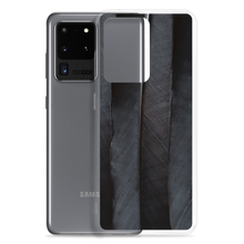 Black Feathers Samsung Case by Design Express
