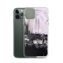 Black & White Abstract Painting iPhone Case by Design Express