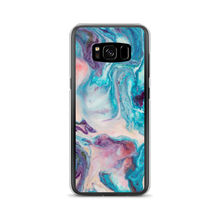Samsung Galaxy S8 Blue Multicolor Marble Samsung Case by Design Express