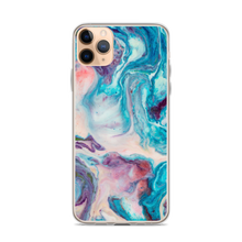 iPhone 11 Pro Max Blue Multicolor Marble iPhone Case by Design Express