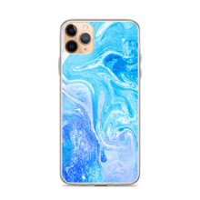 iPhone 11 Pro Max Blue Watercolor Marble iPhone Case by Design Express