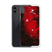 Black Red Abstract iPhone Case by Design Express