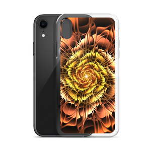 Abstract Flower 01 iPhone Case by Design Express