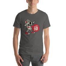 Asphalt / S Game Boy Pose Level 10 Short-Sleeve Unisex T-Shirt by Design Express