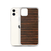 Horizontal Brown Wood iPhone Case by Design Express