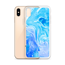 Blue Watercolor Marble iPhone Case by Design Express