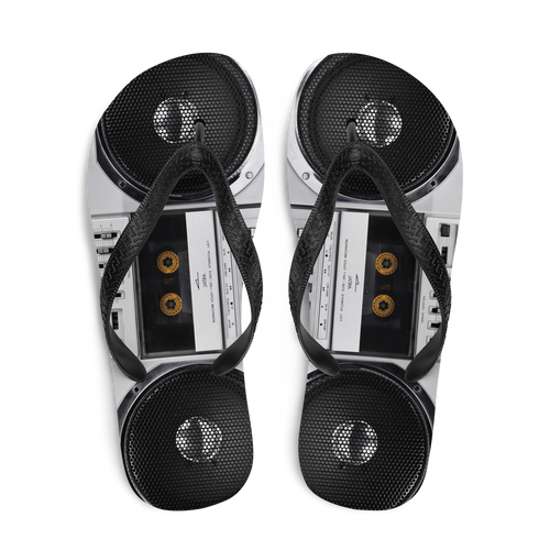 Boom Box 80s Flip-Flops by Design Express