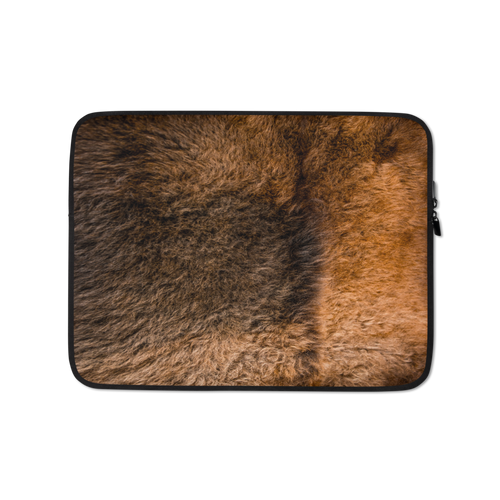 13 in Bison Fur Print Laptop Sleeve by Design Express