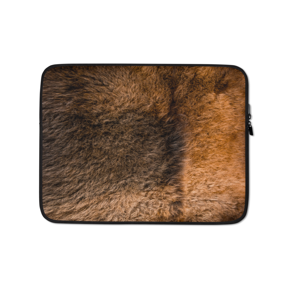 13 in Bison Fur Print Laptop Sleeve by Design Express
