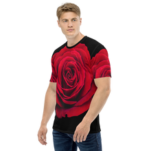 Charming Red Rose Men's T-shirt by Design Express