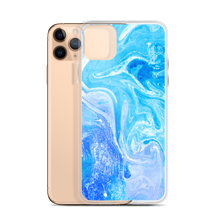 Blue Watercolor Marble iPhone Case by Design Express